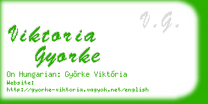 viktoria gyorke business card